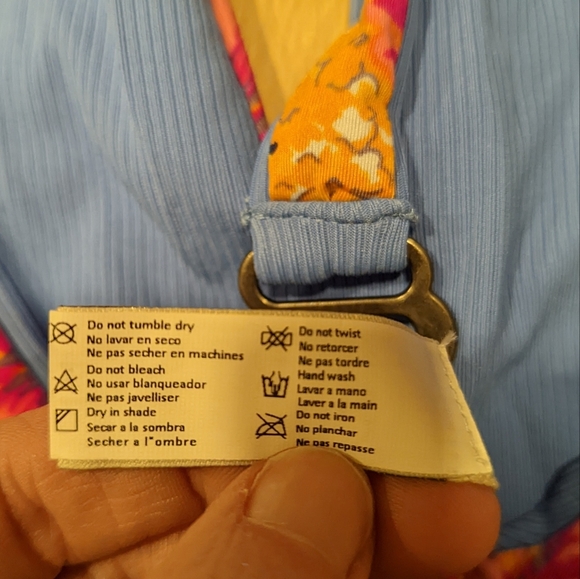 Floral Reversible Plunge Swimsuit - Picture 5 of 9